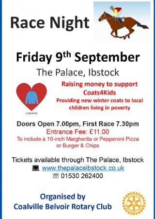 Race Night at The Palace Ibstock