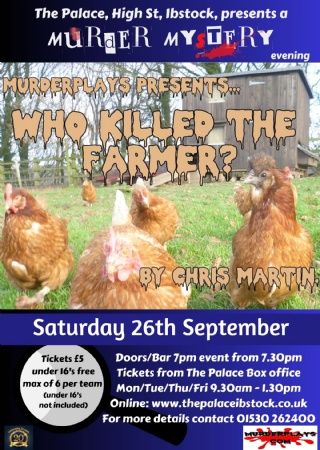 Murder Mystery at the Palace at The Palace Ibstock
