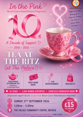 Tea at the Ritz at The Palace Ibstock