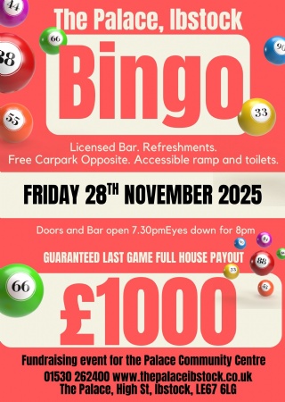 Bingo at the Palace - One Off Special at The Palace Ibstock
