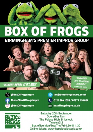 Box of Frogs at The Palace Ibstock