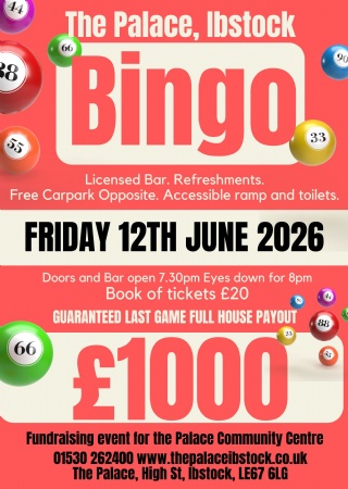 Bingo at the Palace - Summer Special at The Palace Ibstock