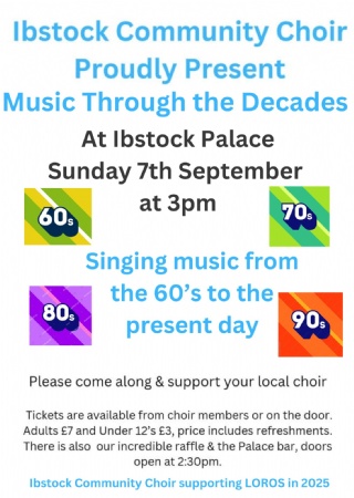 Ibstock Community Choir - Music Through the Decades at The Palace Ibstock