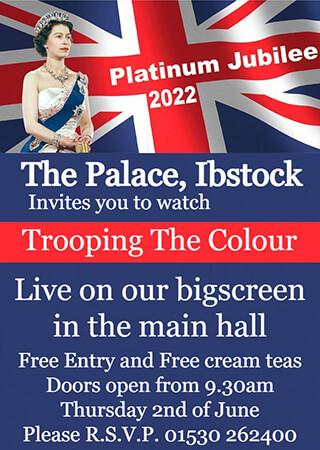 Platinum Jubilee, Trooping the Colour at The Palace Ibstock